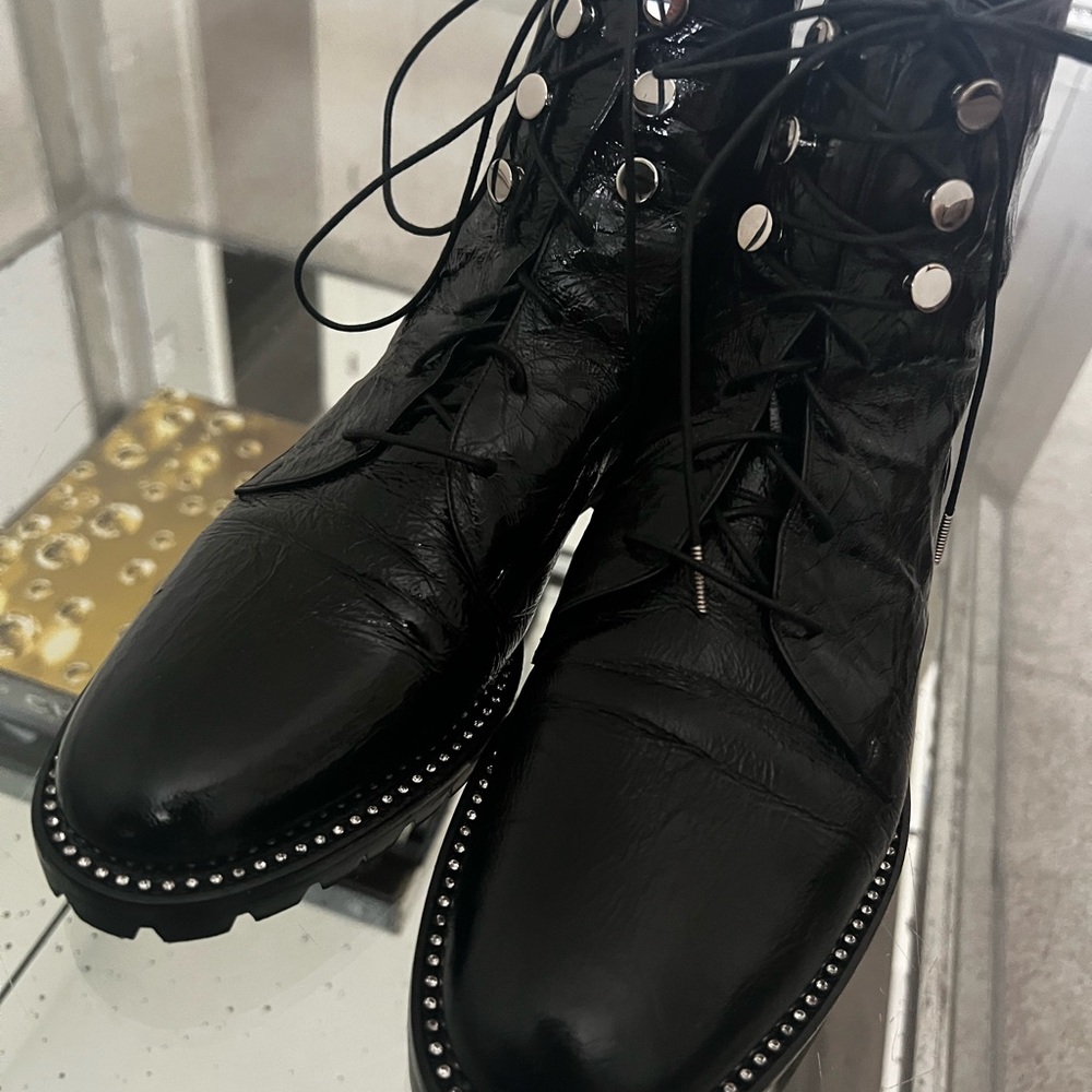 Dior Rebelle Lambskin Combat Boot